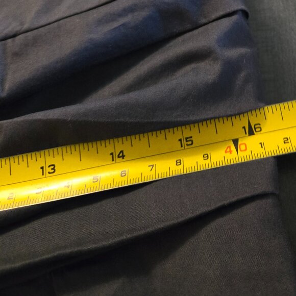 BCBGMAXAZRIA Blue Fit and Flare Summer Dresswith Pockets Size 12 fits 10 - Picture 7 of 8